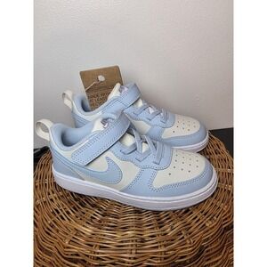 Nike Kids Shoes Nike Court Borough Low Recraft Blue/purple/ White Size 10